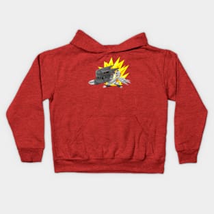 digimon chibi mugendramon Kids Hoodie